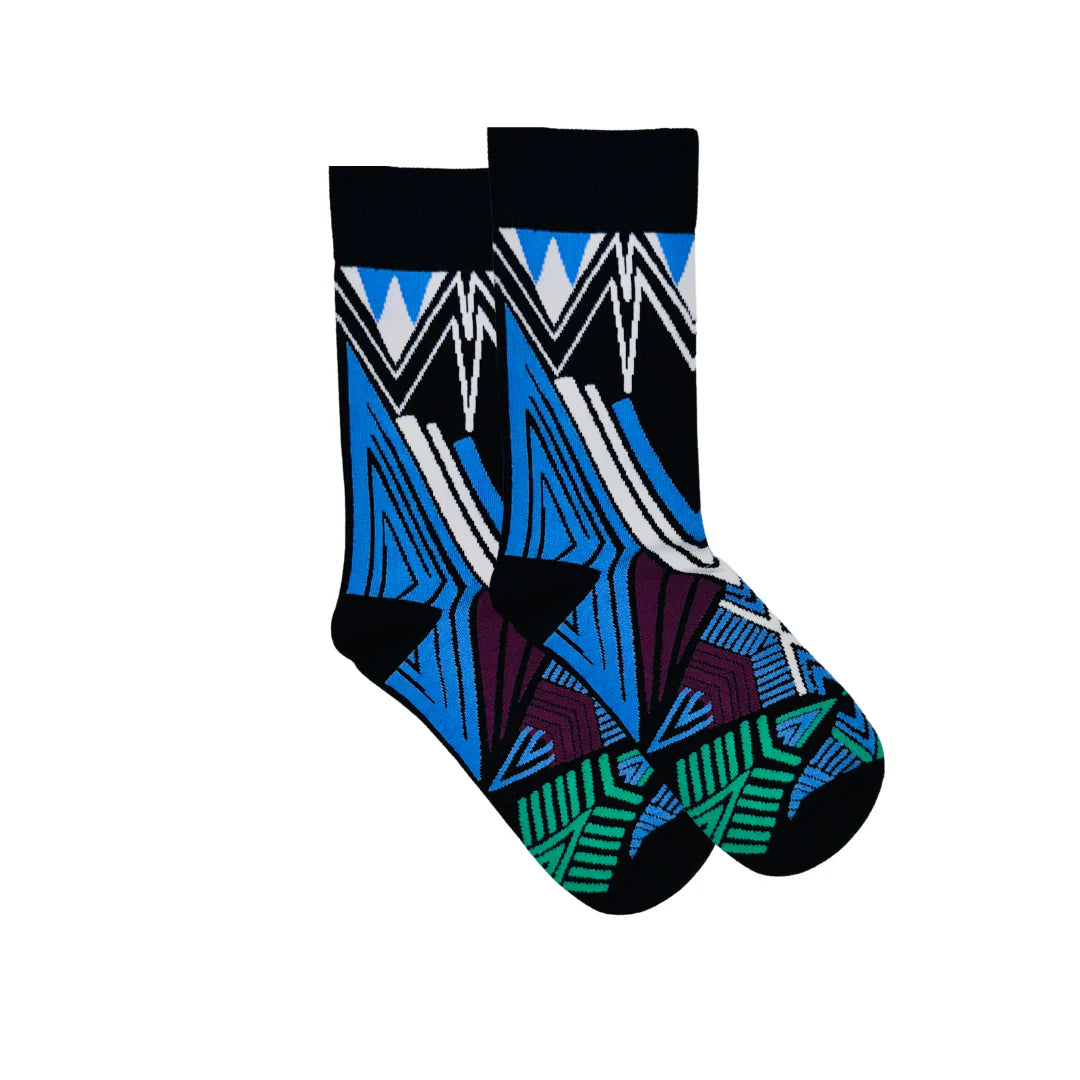 Blue Zulu Socks (L/XL)