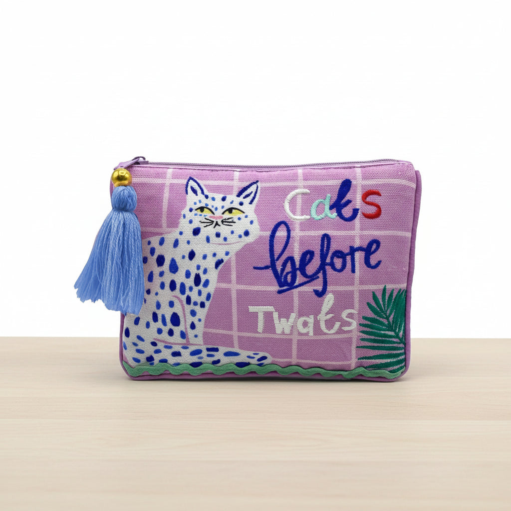 Catnip Cats Before Twats Purse