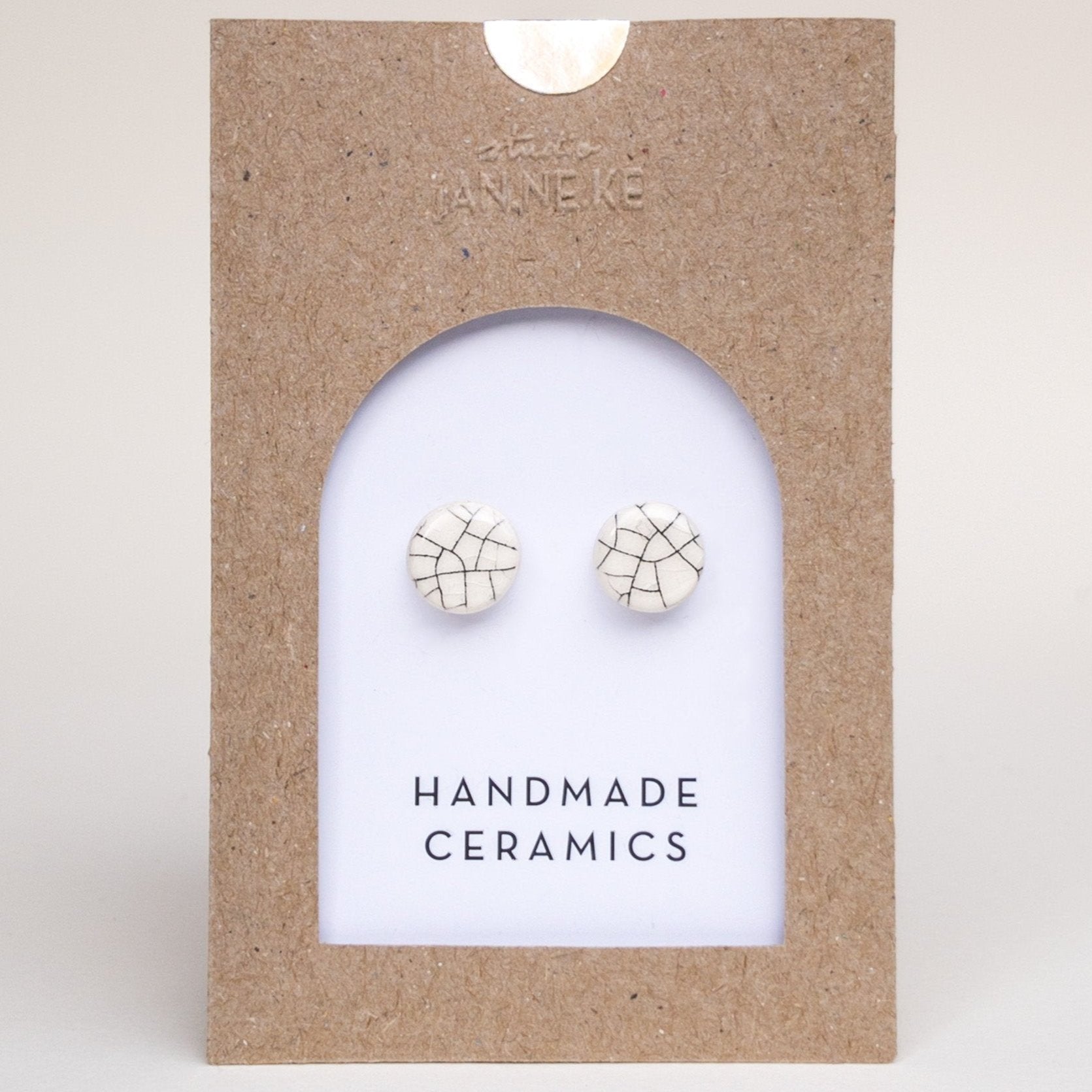 Crackle dot studs by Janneke