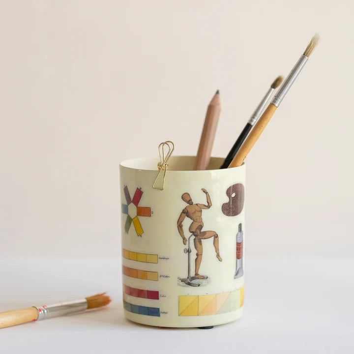 The Art of Colouring Enamel Pen Pot