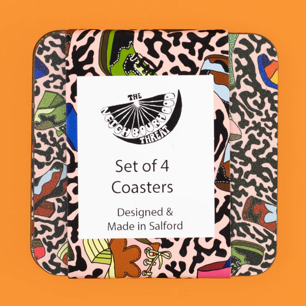Boogie Shoes Coasters (Set of 4) Barbican Shop