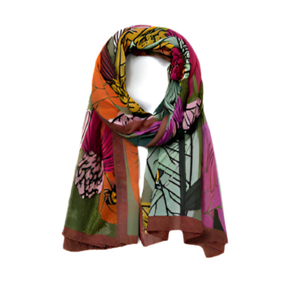 Scarf Busy Bee abstract (multiple colours)