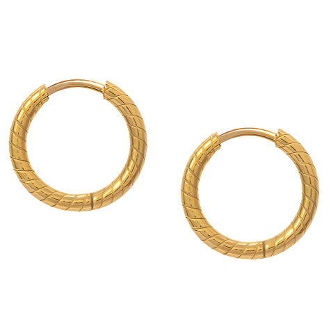 Earrings Seren hoops (available in silver and gold)