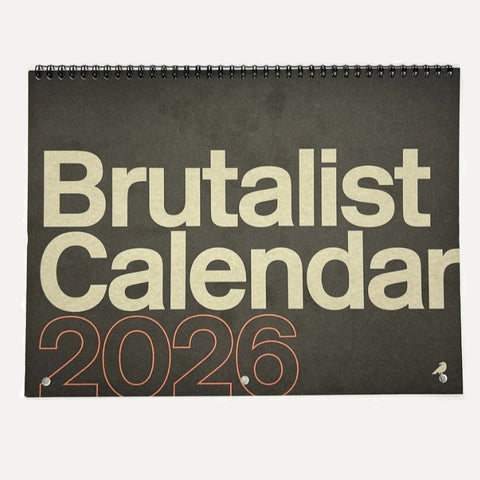 Brutalist Calendar 2026