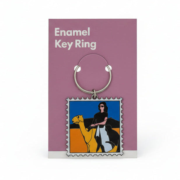 Jackeline Oasis Enamel Key Ring