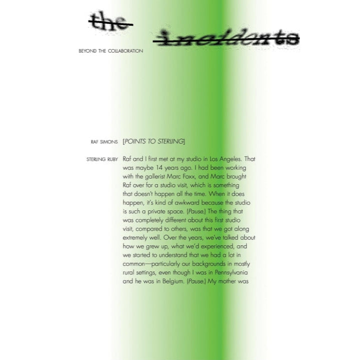 Sterling Ruby, Raf Simmons - Beyond the Collaboration