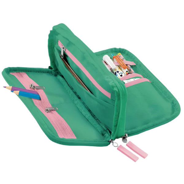Cherry PU Cute Pencil Case School Stationery Storage Bag Leather - View #13