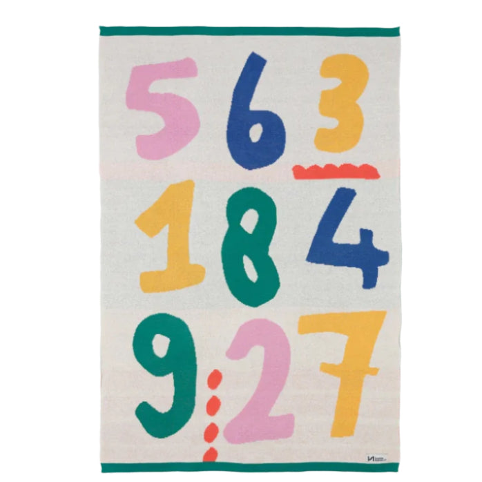 Cotton Numbers Blanket