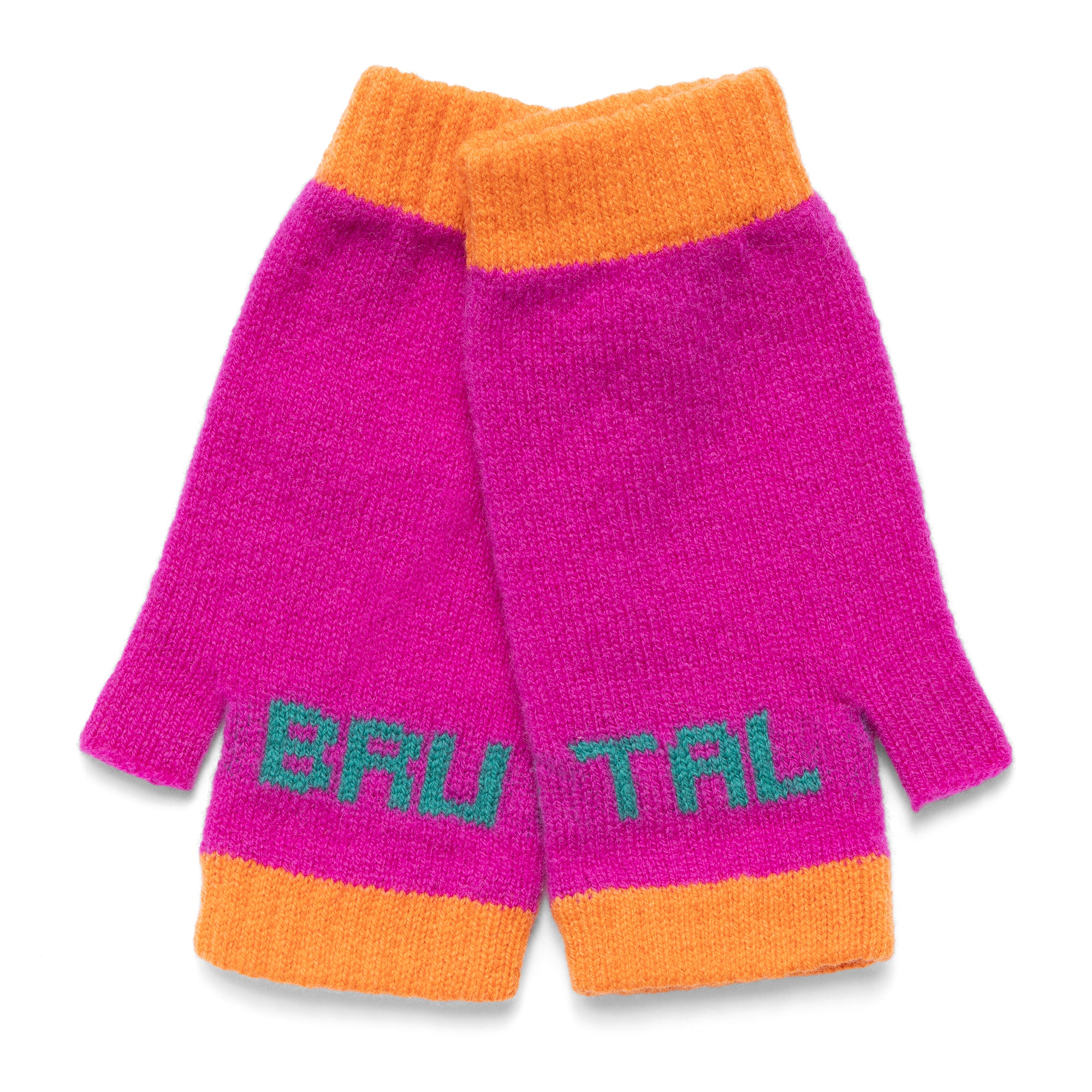 Barbican Brutal Mittens Fuchsia Pink