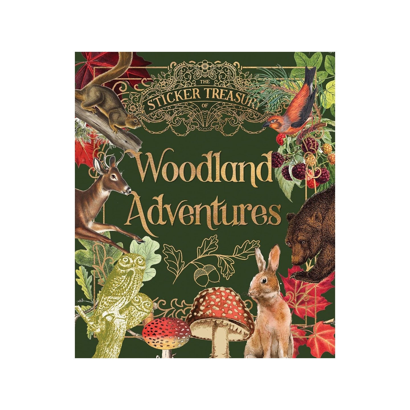 The Sticker Treasury of Woodland Adventures