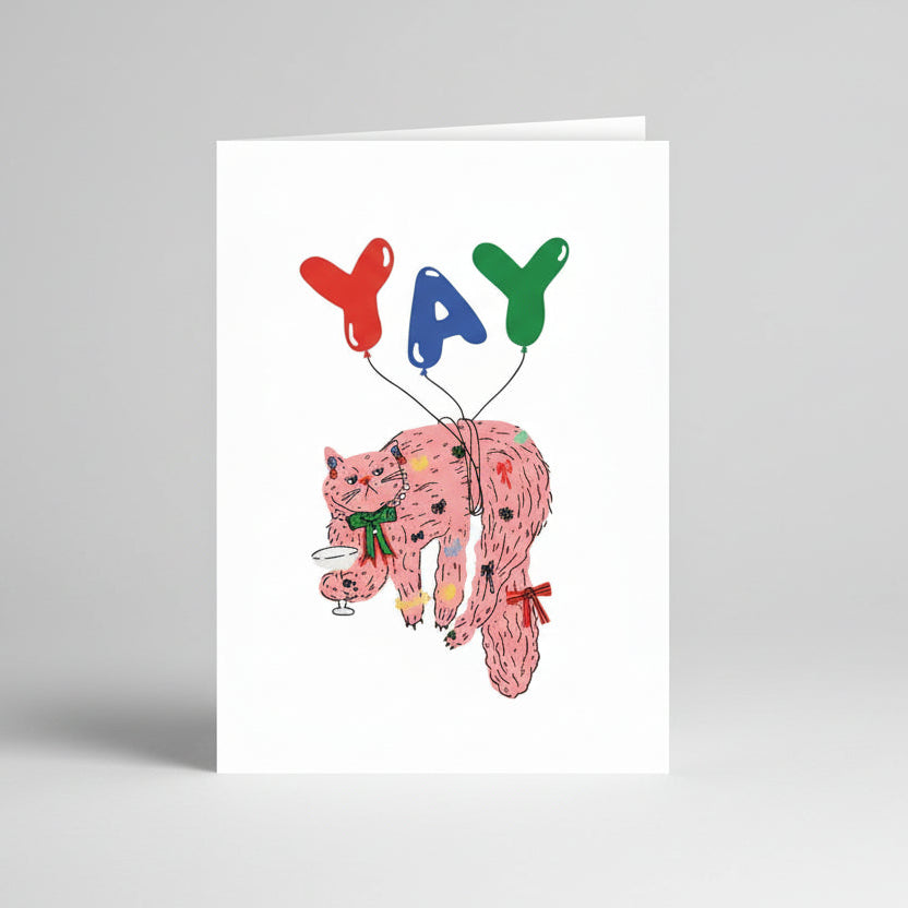 Yay Cat card