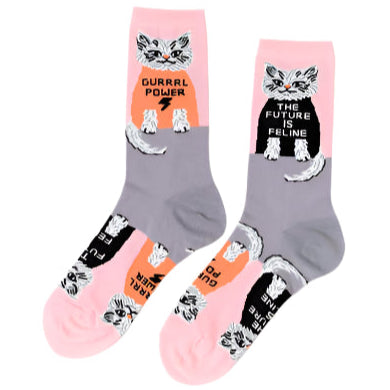 Future is Feline Women's Socks