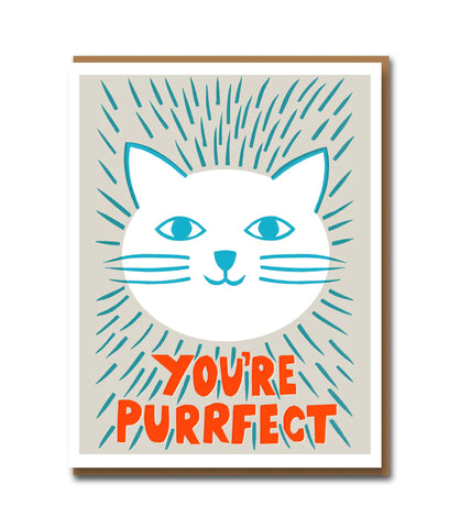 You're Purrfect Cat Card
