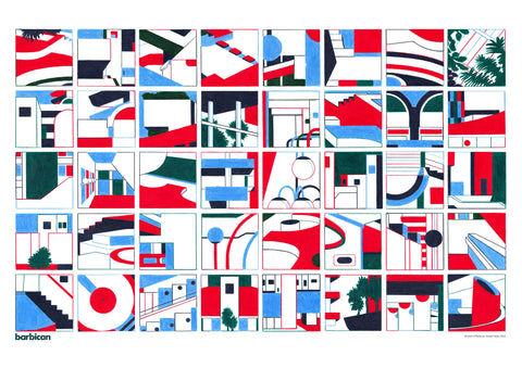 40 Years of Barbican Print by Daniel Clarke