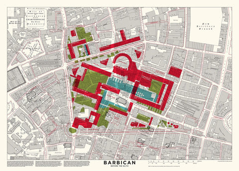 Barbican Before the Blitz Print by Russell Bell