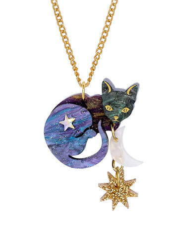Astrologer's Cat Necklace by Tatty Devine