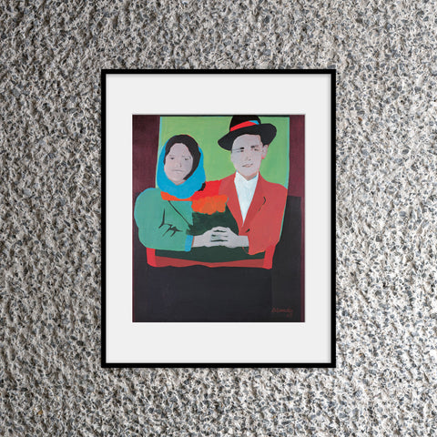 Beatriz González The Sisga Suicides I Mounted Print (11 x 14")