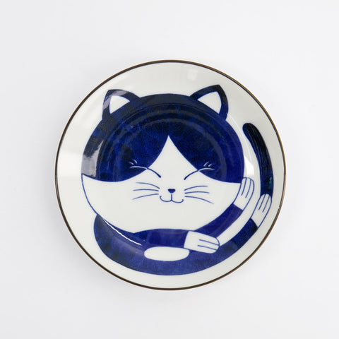 Kawaii Round Cat Neko Plate 16cm