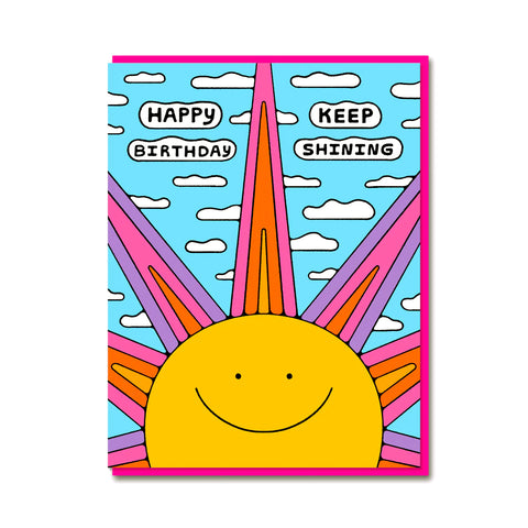 Keep Shining Sun Bailey Crouch Card