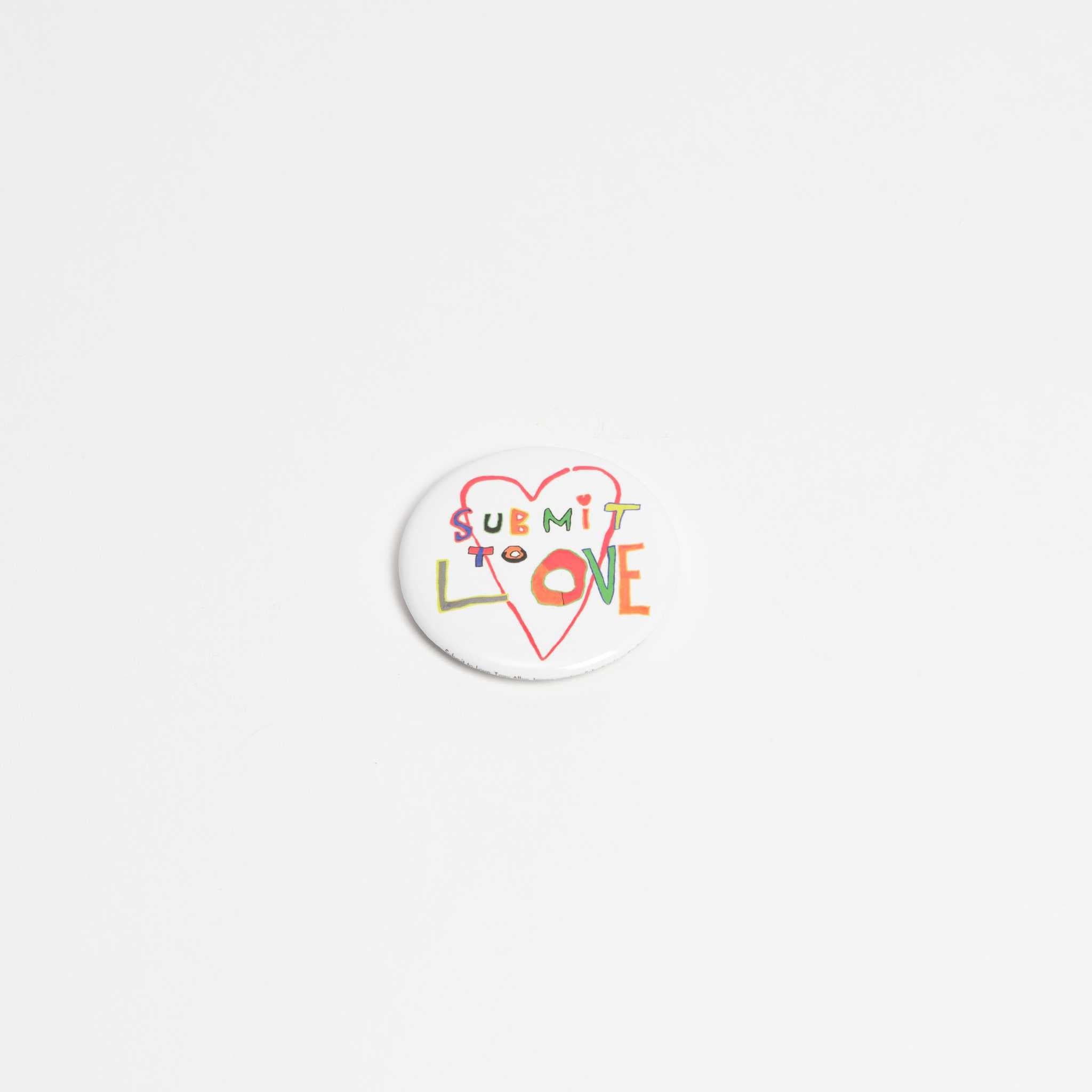 Submit to Love Studios Logo Round Magnet