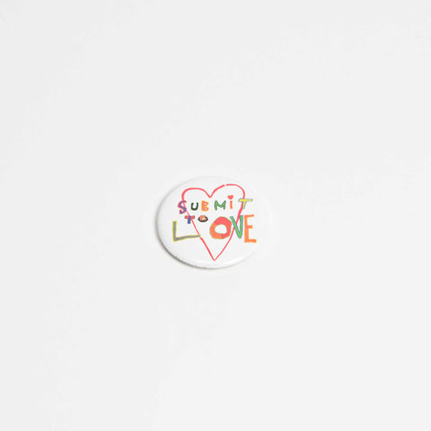 Submit to Love Studios Logo Round Magnet