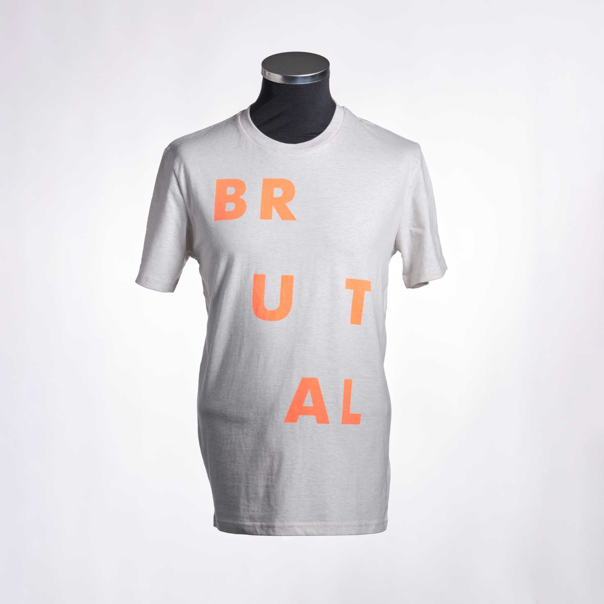 Light Grey Brutal T-Shirt (Neon Label)