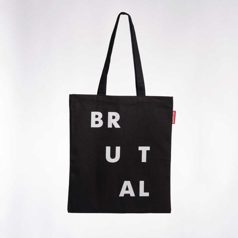 Brutal Black & White Book Bag