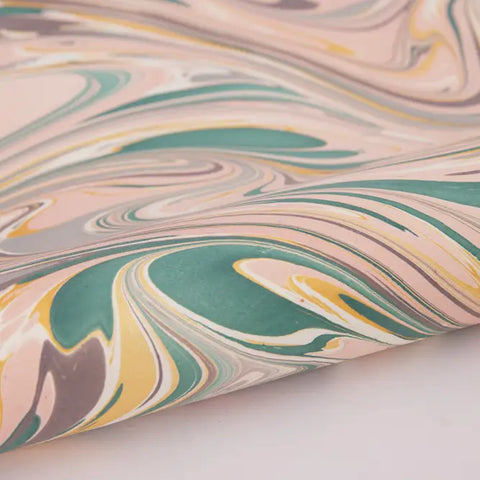 Marbled Waves Rose Quartz Gift Wrap