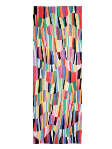 Multicolour Wavy Stripe Blocks by Kapre