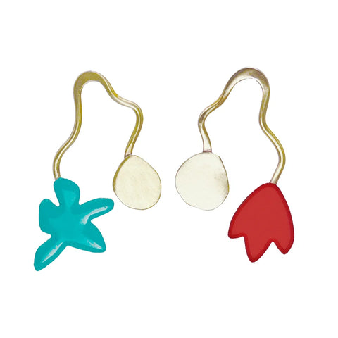 Mix Pop Garden Mobile Drop Earrings