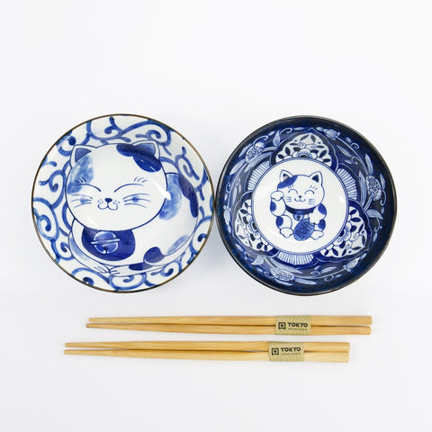 Kawaii Cat Tayo Bowl Giftset