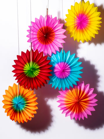 Mini Paper Fan Decoration
