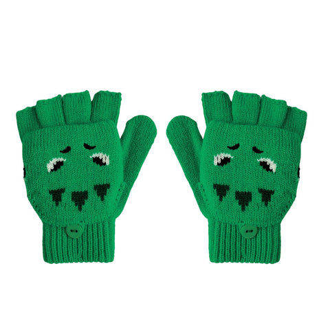 T-Rex Knitted Mittens