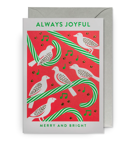 Always Joyful Merry & Bright Christmas Card