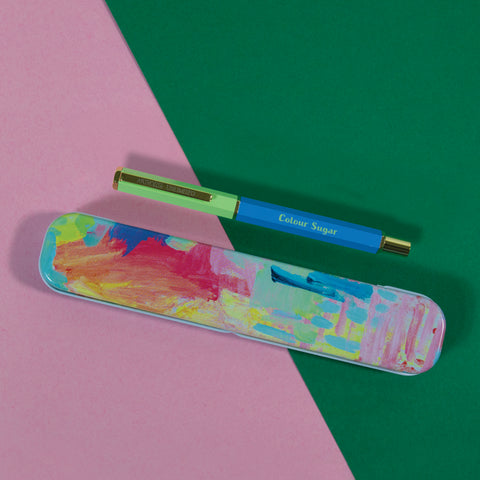 Colour Sugar Ballpoint Pen in Tin Case