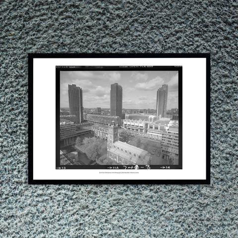 A3 Art Print Aerial View of the Barbican Centre Photograph by Peter Bloomfield