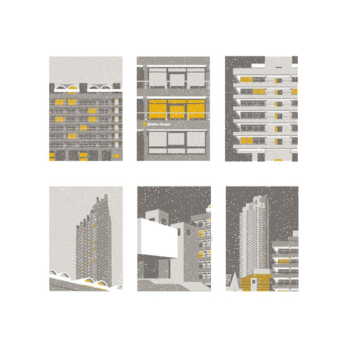 Barbican Modernist Winter Boxed Card Set