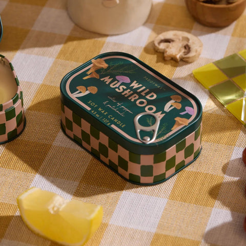 Bistro Wild Mushroom Tin Candle