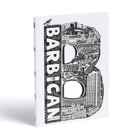 Barbican Letter B A5 Notebook by Lucy Loves This