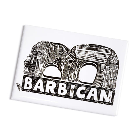 Barbican Letter B Large Magnet by Lucy Loves This