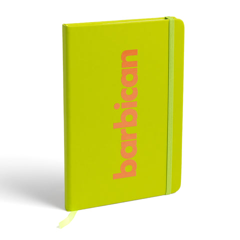 Barbican Green A5 Notebook with Elastic Closure