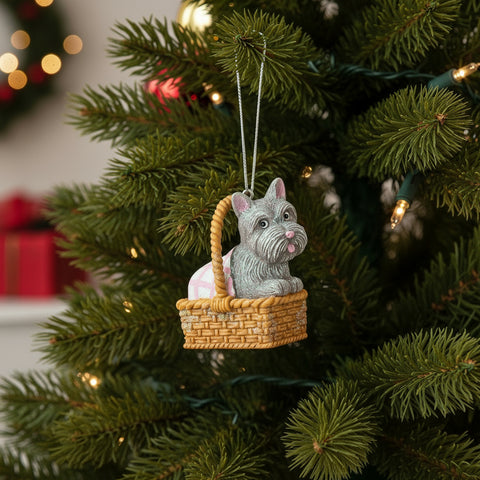 Toto in Basket Decoration