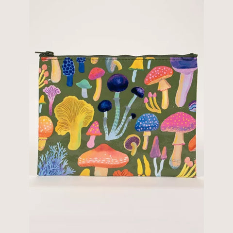 Colourful Mushrooms Zip Pouch