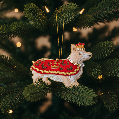 Decoration Corgi Lux Fabric