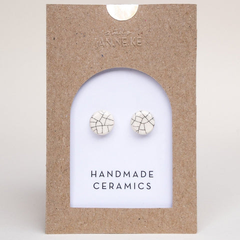 Crackle dot studs by Janneke