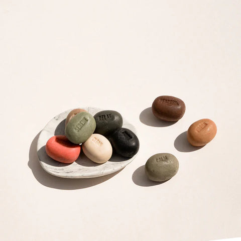 Mood Soaps with Porcelain Dish Set