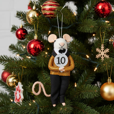 Dancing Judge Mouse Decoration