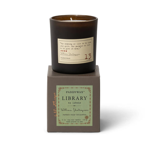 Library William Shakespeare Candle (170g)