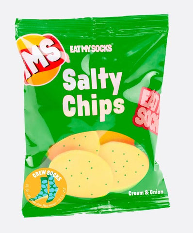 Socks Green Salty Chips