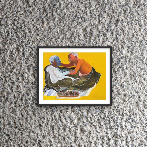 Bhupen Khakhar, Grey Blanket Print 35.5 cm x 28cm